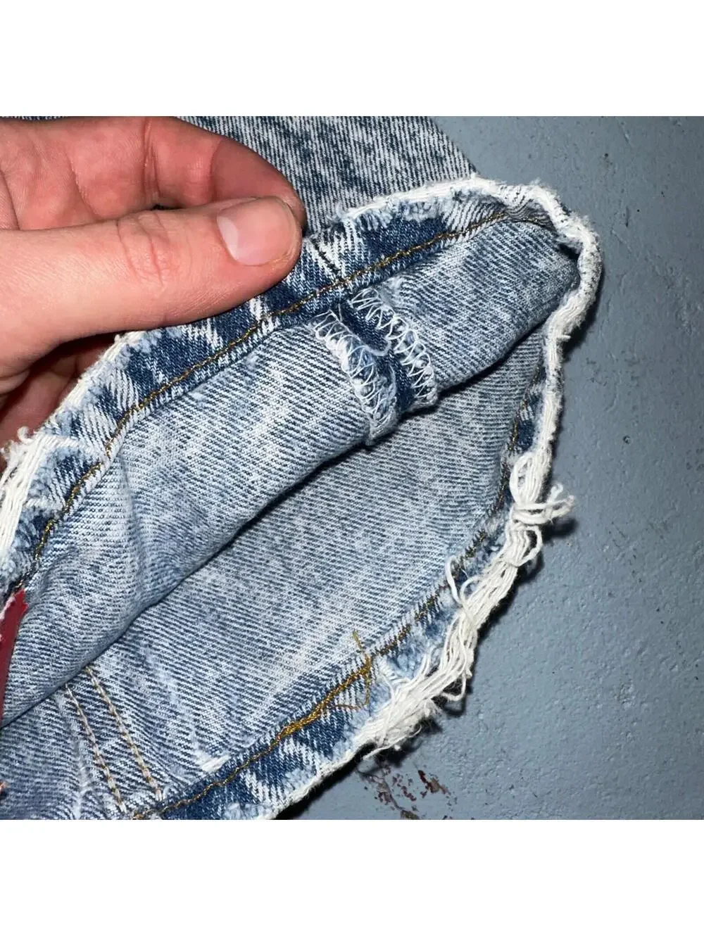 Levis 501 Vintage 80s USA XX Straight Leg Jeans Blue Acid Wash 31x32 Act 30x31